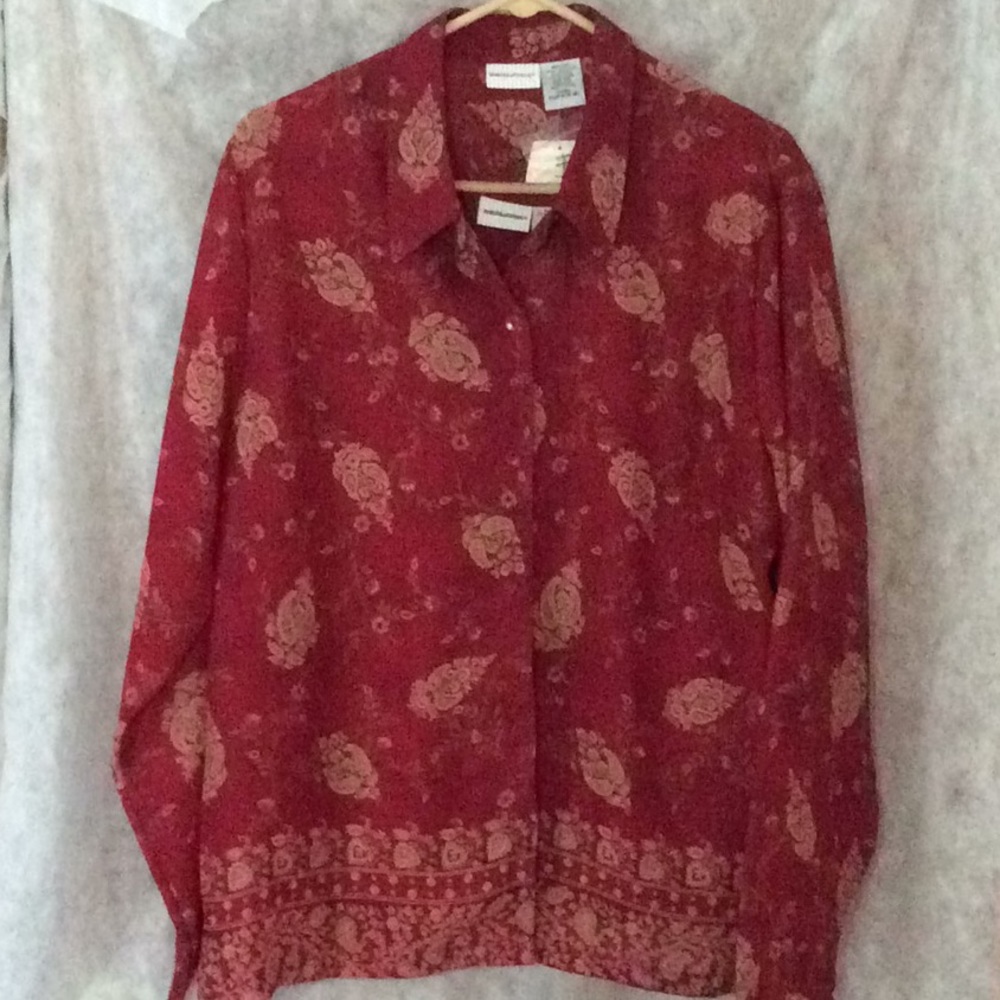 Paisley Blouse and Tank Set NWT